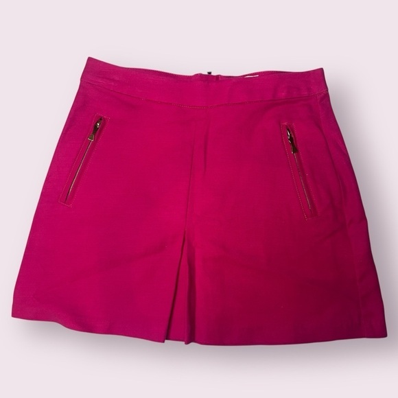 kate spade Dresses & Skirts - Kate Spade Hot Pink Skirt with Gold Zipper Details